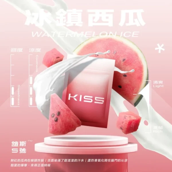 KISS-鎧斯5號一代煙彈-冰鎮西瓜 魅嗨meha 魅嗨煙彈 魅嗨煙蛋 一代通用煙彈 kiss煙蛋 kiss 鎧斯